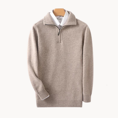 Merino Quarter Zip Sweater