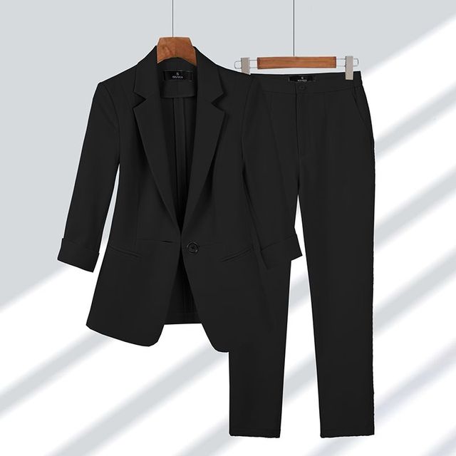 Ora - Business Suit Blazer Trouser Set