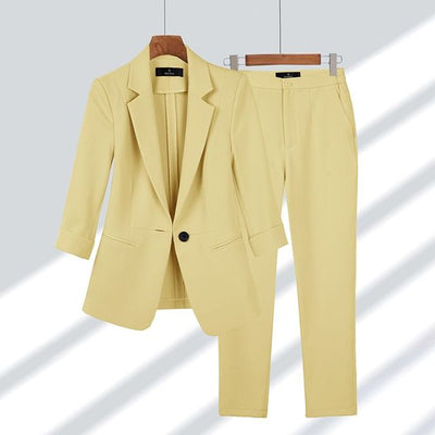 Ora - Business Suit Blazer Trouser Set