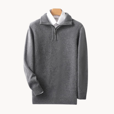 Merino Quarter Zip Sweater