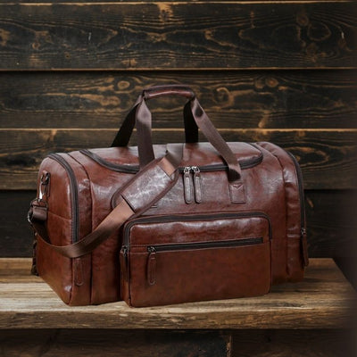 Petr - Pu Leather Travel Bag
