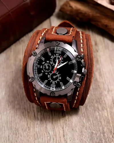 Irving - Vintage Leather Watch