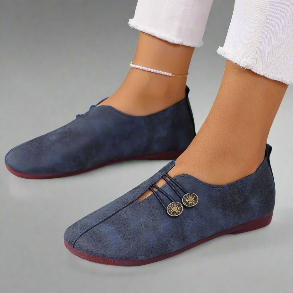 Madeline - Comfort Slip-On Flat Sandals