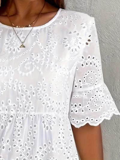 Victoria | Lace A-Line Mini Dress