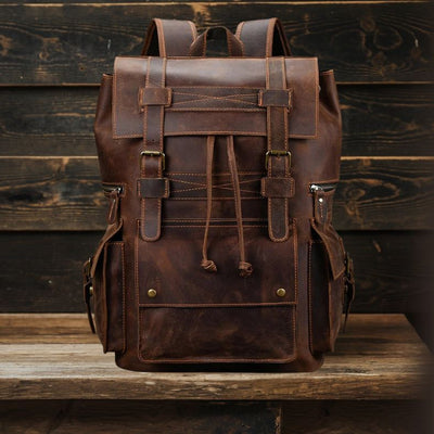 Leandro - Genuine Leather Backpack