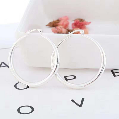 Desiree - Large Hoop Earrings in Gold