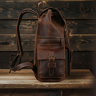Leandro - Genuine Leather Backpack