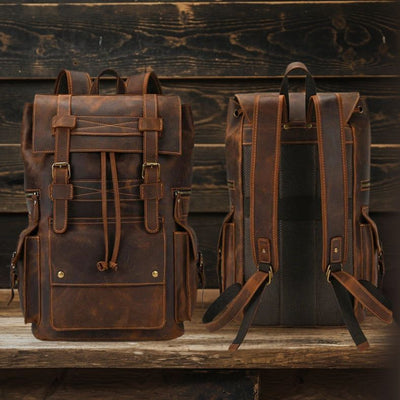 Leandro - Genuine Leather Backpack