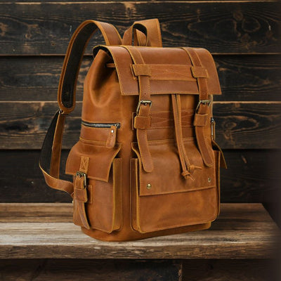 Leandro - Genuine Leather Backpack