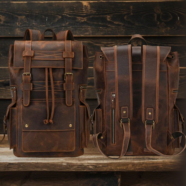 Leandro - Genuine Leather Backpack