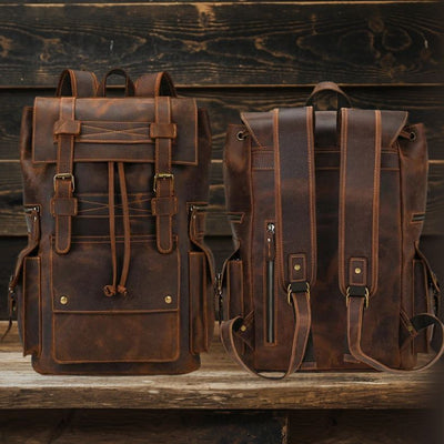 Leandro - Genuine Leather Backpack