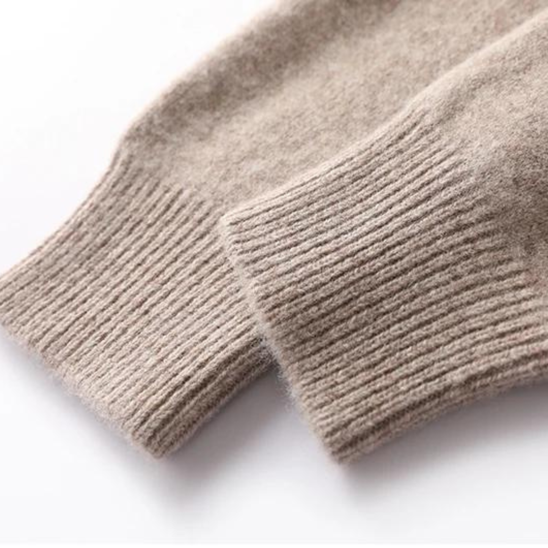 Merino Quarter Zip Sweater