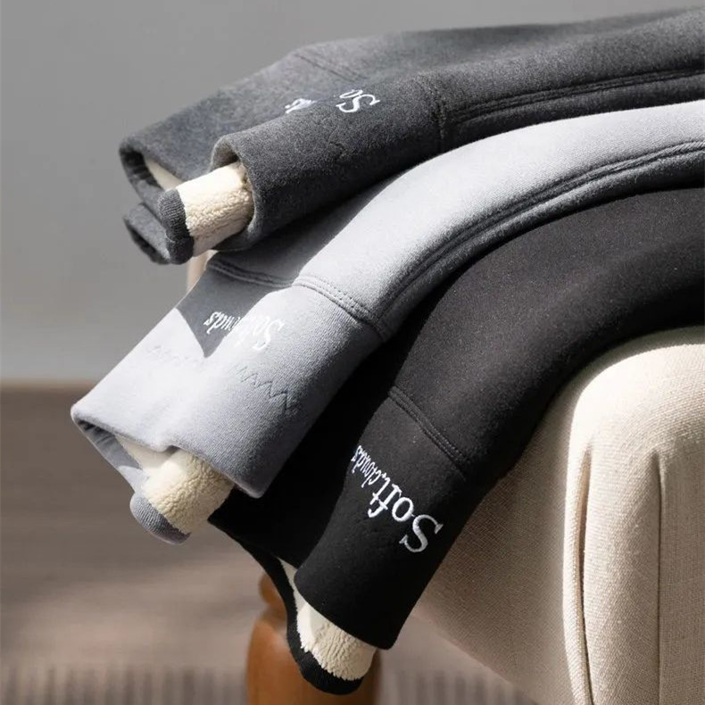 Bess - High Waist Velvet Thick Legging