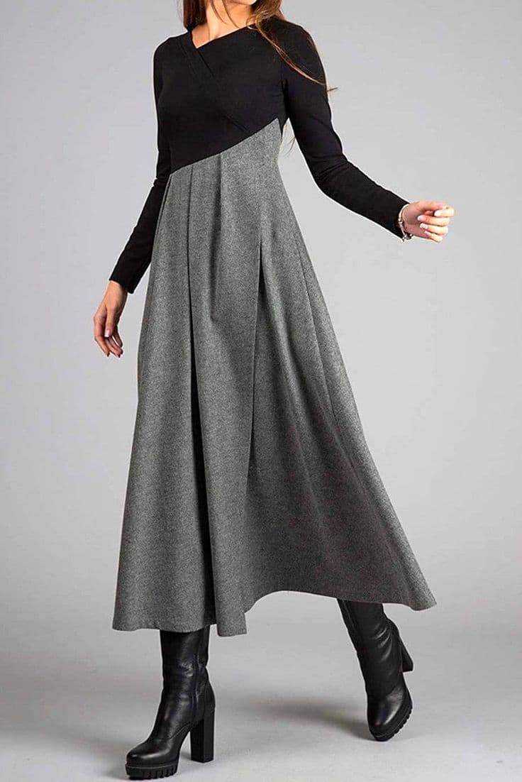 Lydia | Elegant Long-Sleeved Dress