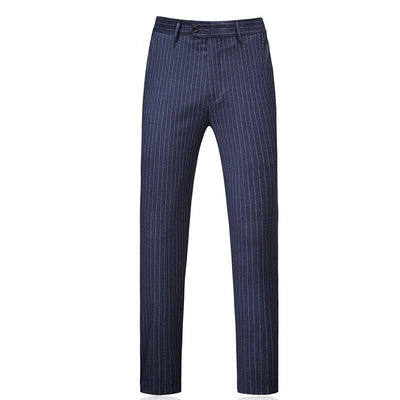 The Tommy Striped Navy Suit