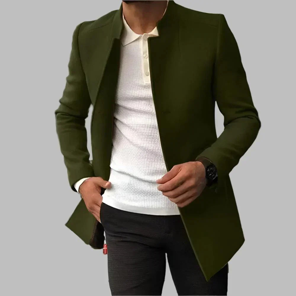 Stefano - Solid Color Men's Coat