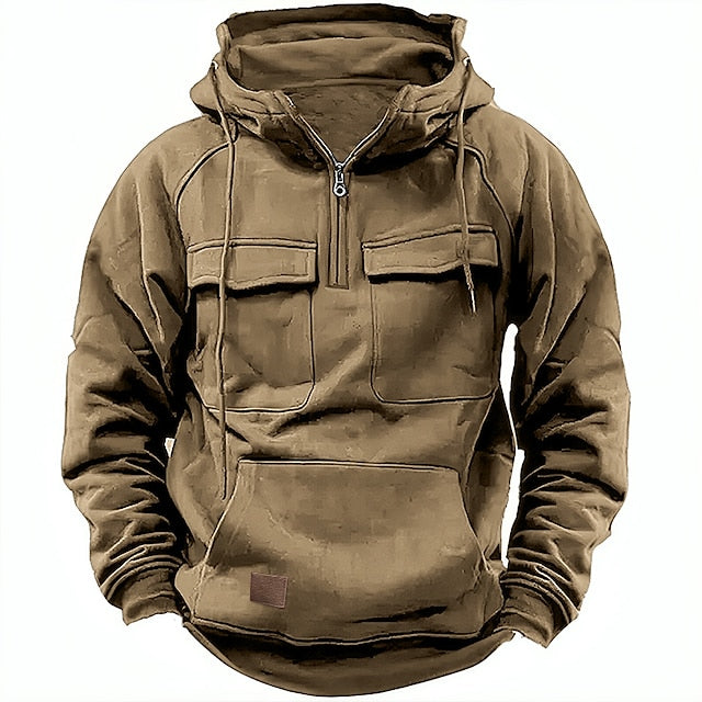 Stephen - Zip-Up Hooded Sweatshirt
