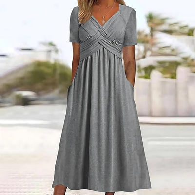 Vicky - Chic Midi Casual Dress