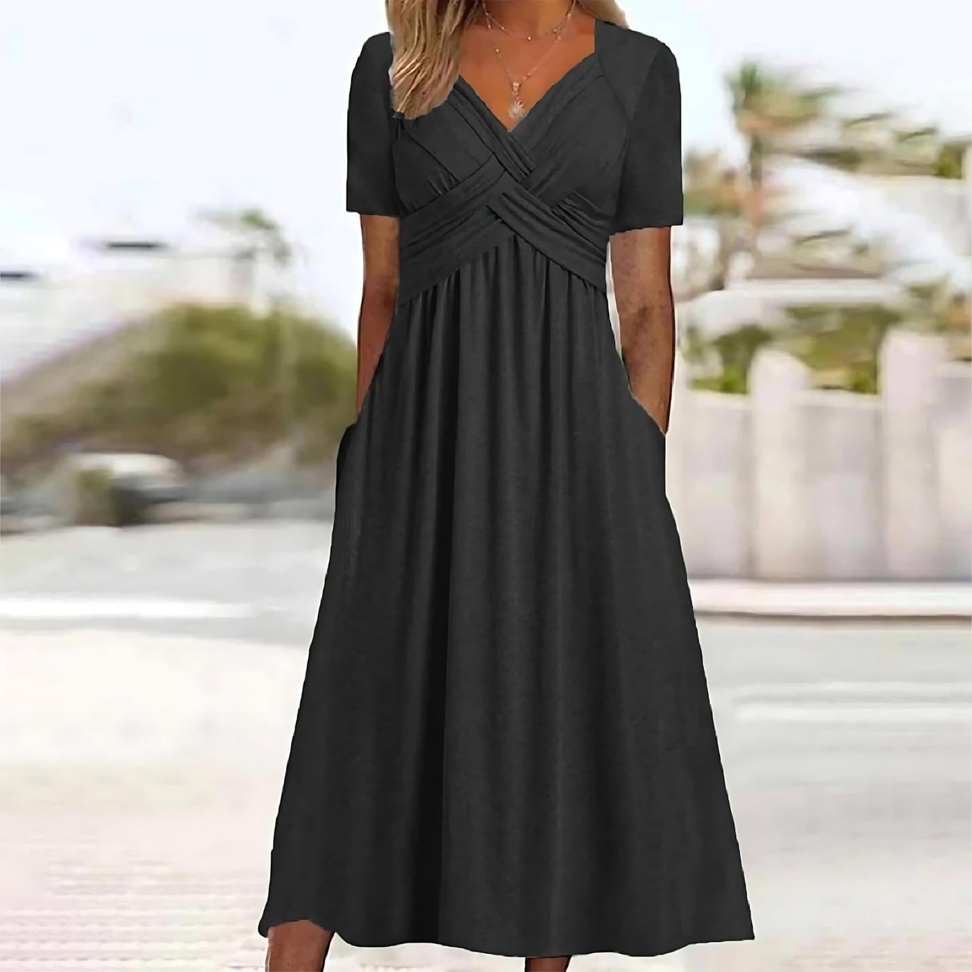 Vicky - Chic Midi Casual Dress