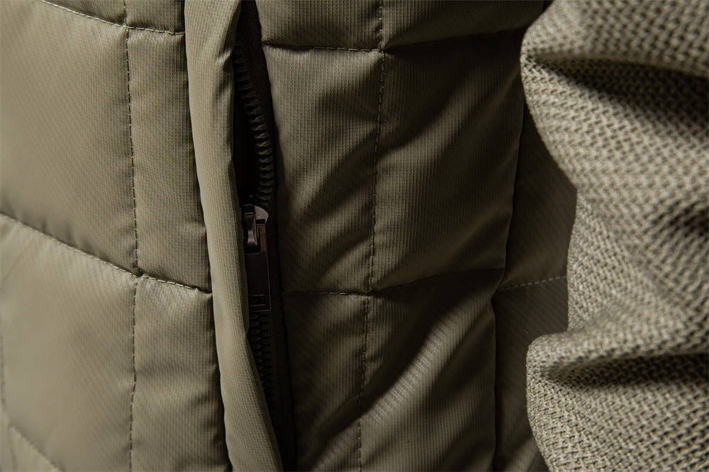 Garry | Stand Collar Patchwork Jacket