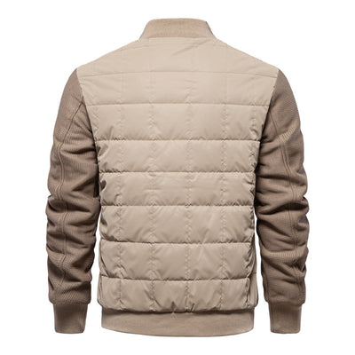 Garry | Stand Collar Patchwork Jacket