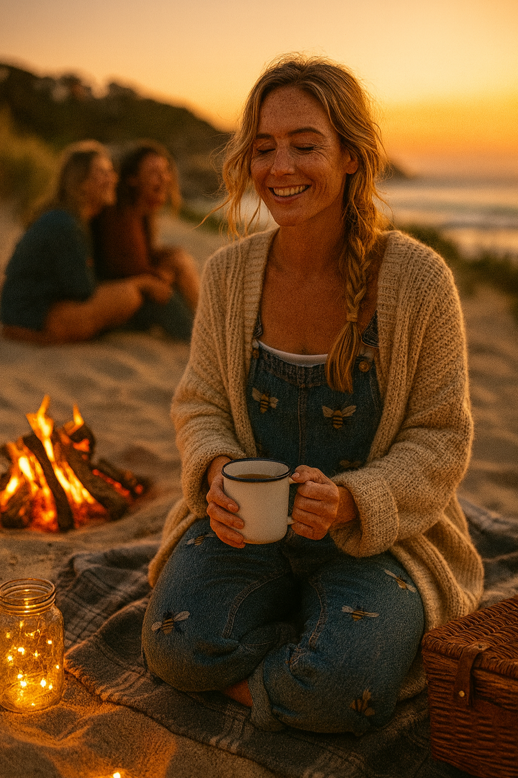 Aurora Bee Denim Jumpsuit