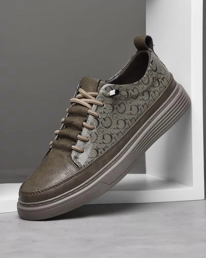 Arden - No-tie Leather Sneakers