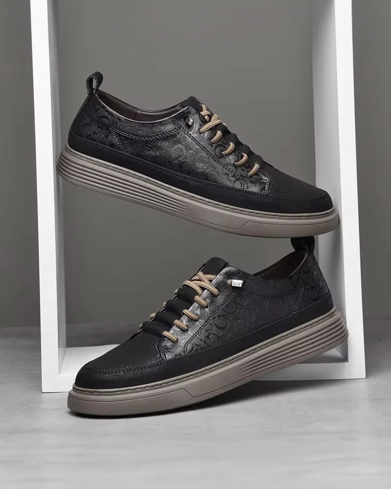 Arden - No-tie Leather Sneakers