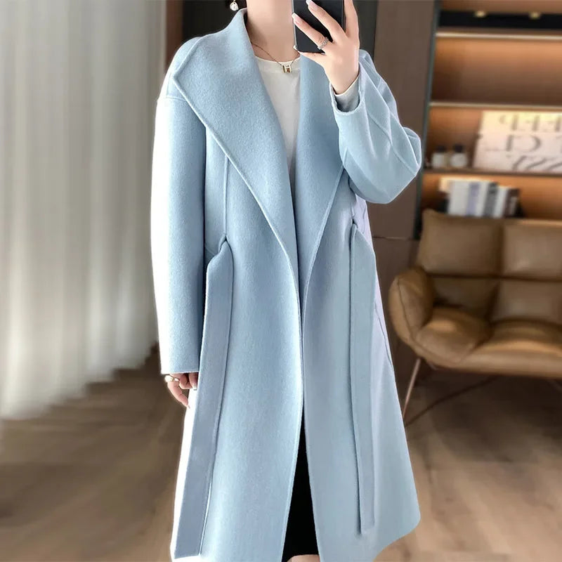 Casmira™ | Belted Cashmere Coat