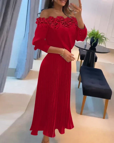 Isla Off-Shoulder Flow Maxi