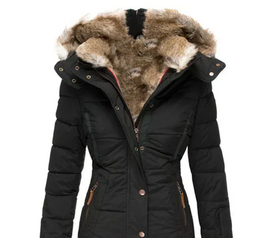 Bella - Cozy Winter Coat with Fur Interior