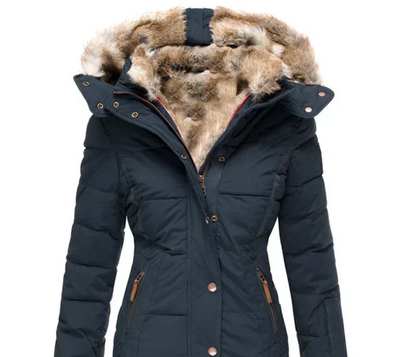 Bella - Cozy Winter Coat with Fur Interior