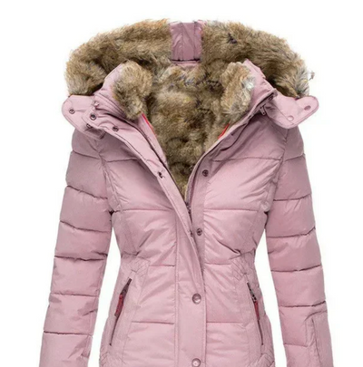 Bella - Cozy Winter Coat with Fur Interior