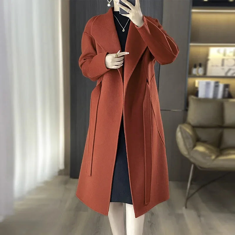 Casmira™ | Belted Cashmere Coat