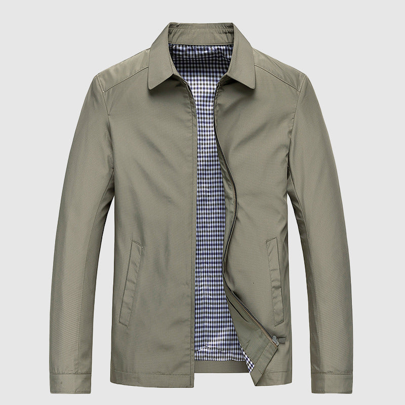 Sean- Solid Color Loose Lapel Jacket