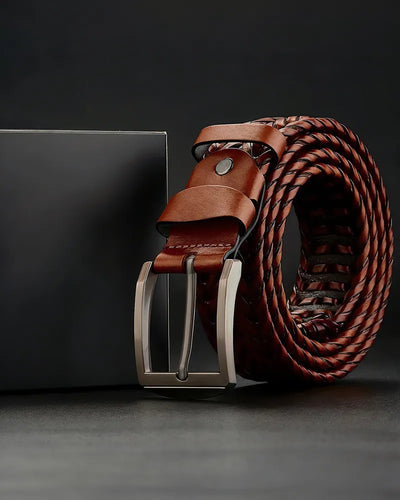 Woven Leather Belt