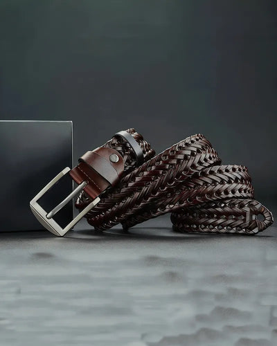 Woven Leather Belt