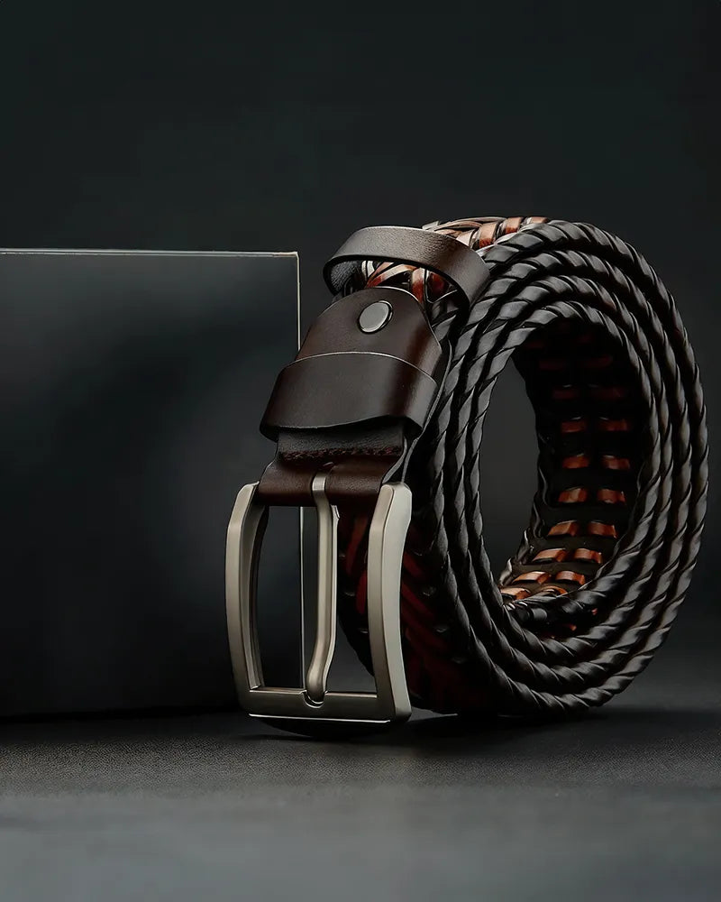 Woven Leather Belt