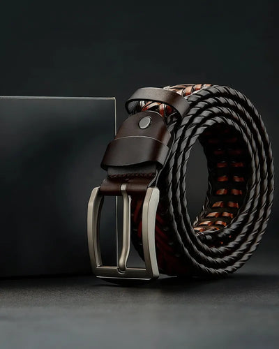 Woven Leather Belt