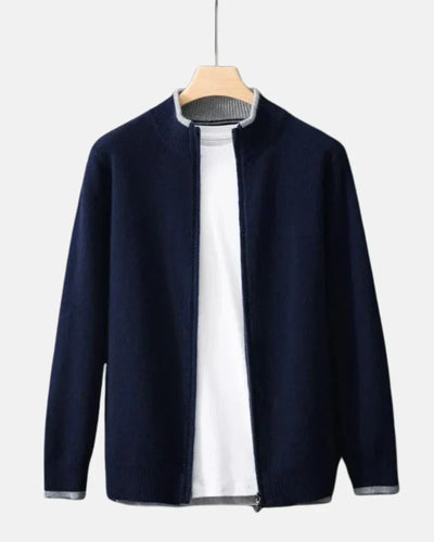 Zip-Up Cashmere Jacket