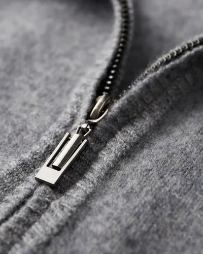 Zip-Up Cashmere Jacket