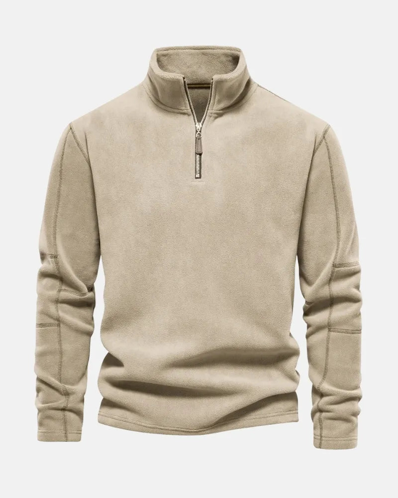 Ken - Thick Fleece Half-Zip Sweater