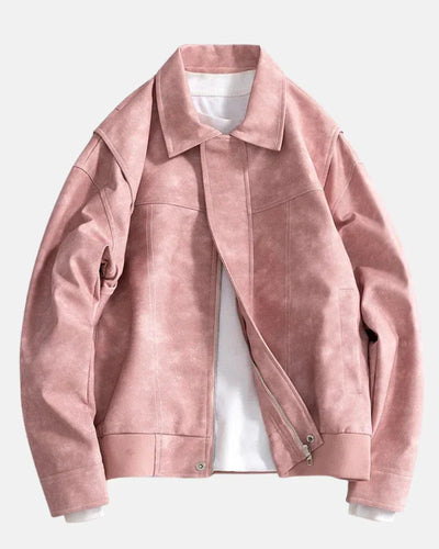 Duncan - Retro PU Leather Jacket