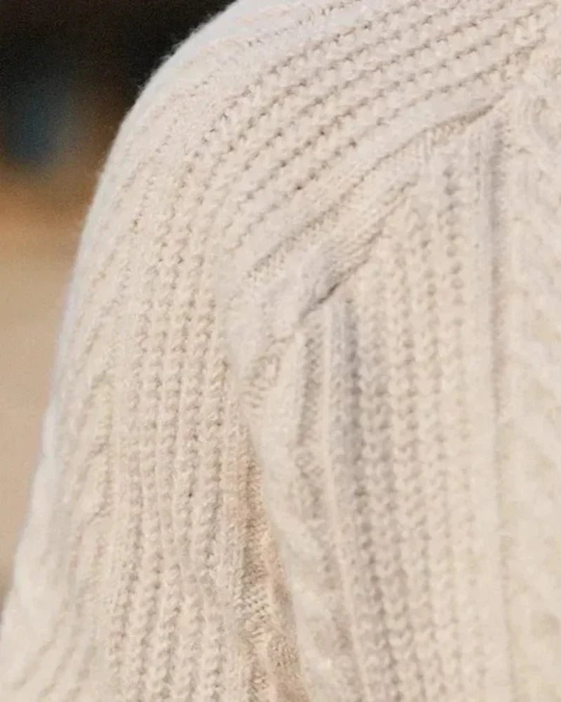 Laurent - Long Sleeve Knitted Polo