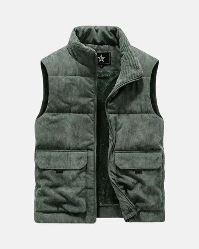 Rafael Soft Velour Corduroy Vest