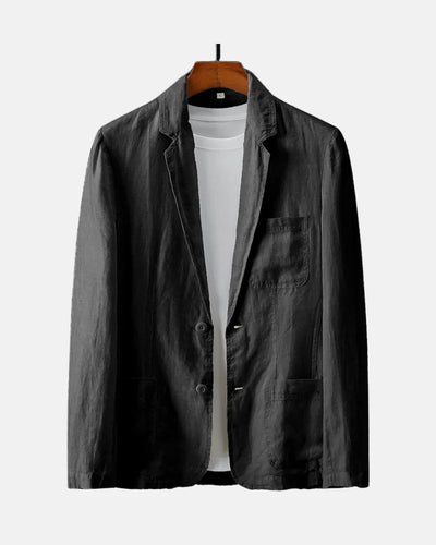 Minimalist Linen Blazer