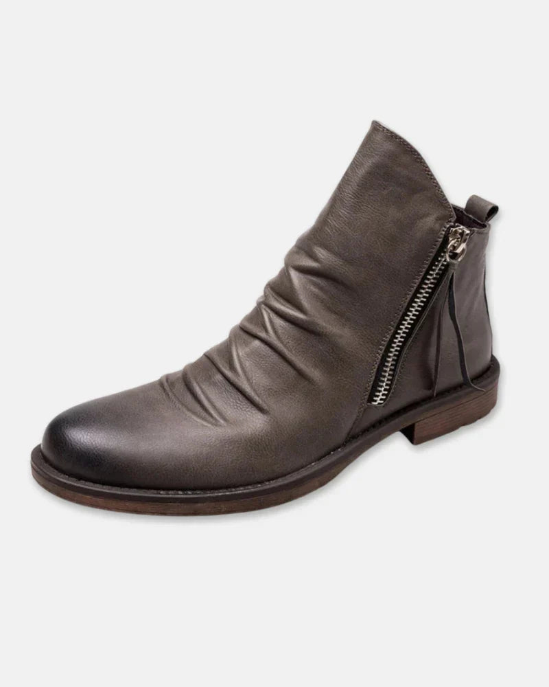 Marc - Leather Ankle Boots