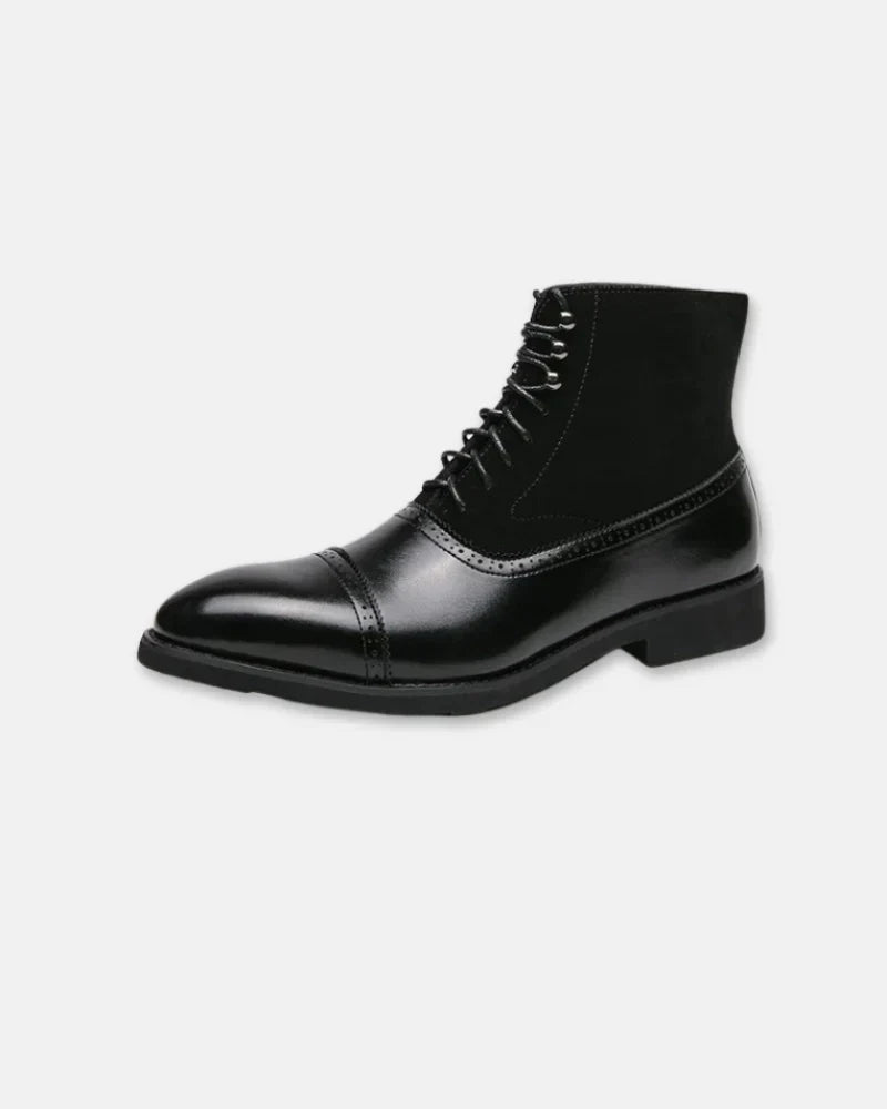 Barrett - Lace-Up Leather Booties