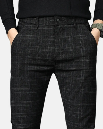 Joss - Plaid Business Trousers