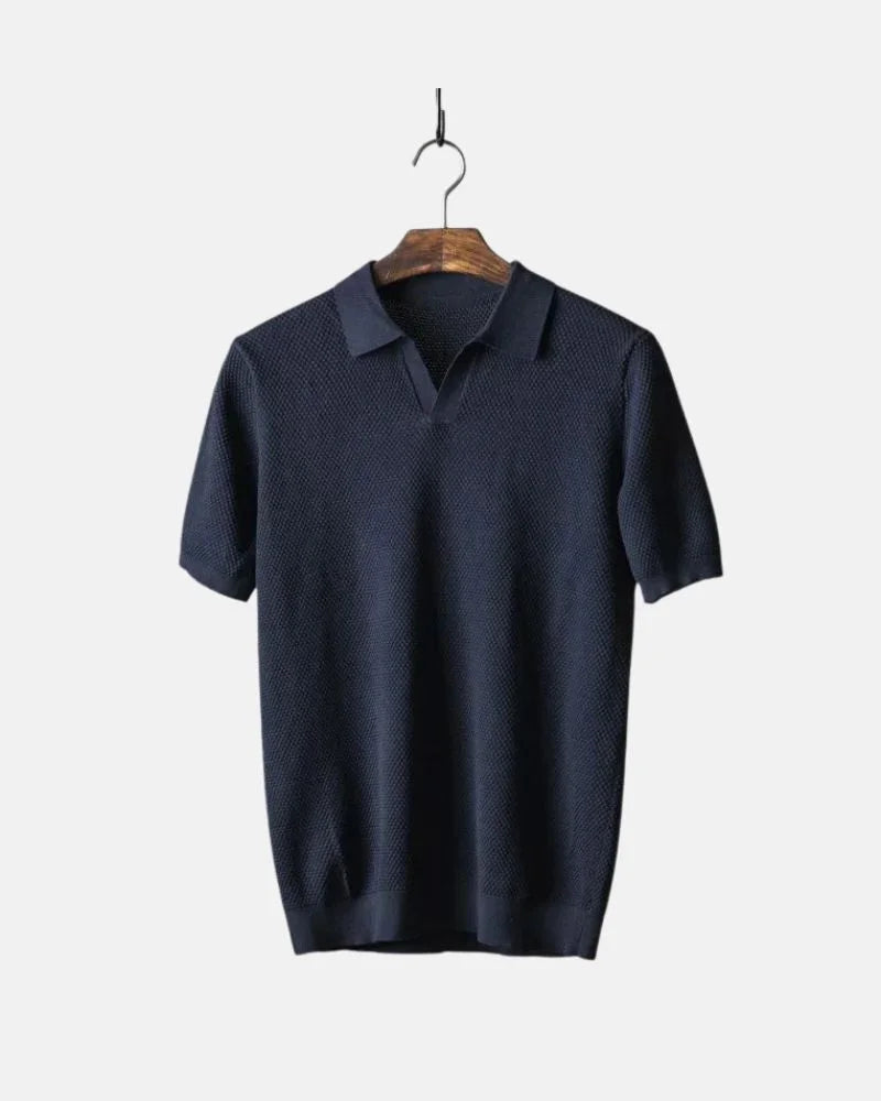 Orion - Lapel Short Sleeve Top